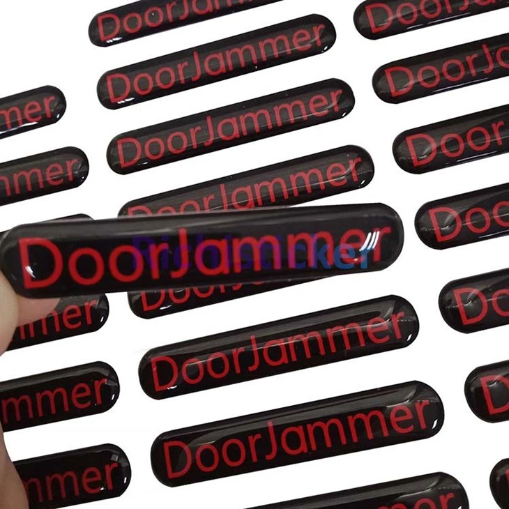 3D Label Printing Epoxy Domed Resin Stickers